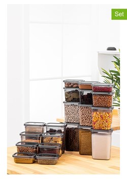 Violeta Home Pojemniki (20 szt.) w kolorze antracytowym ze sklepu Limango Polska w kategorii Pojemniki kuchenne - zdjęcie 173981381