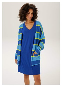 Aniston Kardigan w kolorze niebieskim ze sklepu Limango Polska w kategorii Swetry damskie - zdjęcie 173981654