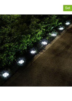 lumisky Solarne lampy najazdowe LED (8 szt.) "Decky" w kolorze srebrnym - Ø 12 cm - id: 9425878 - marki Lumisky - 173981820 lumisky Solarne lampy najazdowe LED (8 szt.) "Decky" w kolorze srebrnym - Ø 12 cm ze sklepu Limango Polska w kategorii Oświetlenie ogrodowe - zdjęcie 173981820