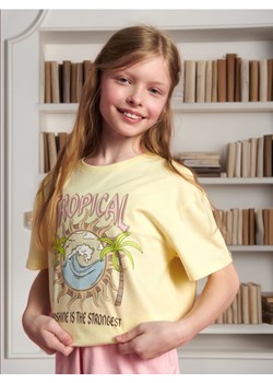 Sinsay - Koszulka - żółty ze sklepu Sinsay w kategorii Bluzki dziewczęce - zdjęcie 173983233