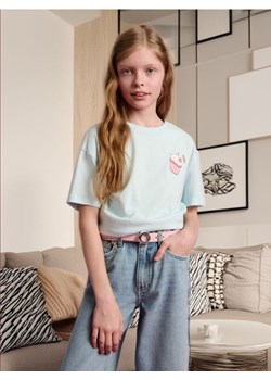 Sinsay - Koszulka - błękitny ze sklepu Sinsay w kategorii Bluzki dziewczęce - zdjęcie 173983250