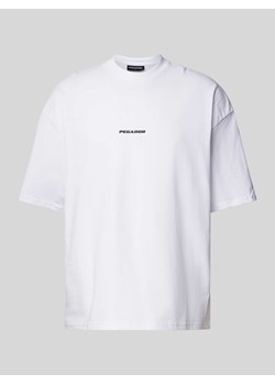 T-shirt z nadrukiem z logo ze sklepu Peek&Cloppenburg  w kategorii T-shirty męskie - zdjęcie 173984043
