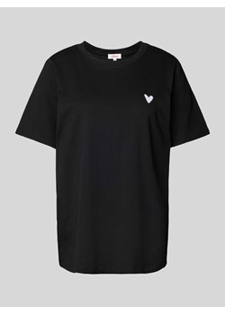 T-shirt z wyhaftowanym motywem model ‘Heart’ ze sklepu Peek&Cloppenburg  w kategorii Bluzki damskie - zdjęcie 173984091