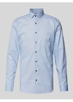 Koszula biznesowa o kroju super slim fit z listwą guzikową ze sklepu Peek&Cloppenburg  w kategorii Koszule męskie - zdjęcie 173984102
