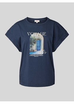 T-shirt z nadrukiem z motywem i napisem ze sklepu Peek&Cloppenburg  w kategorii Bluzki damskie - zdjęcie 173984111
