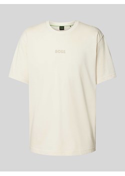 T-shirt z nadrukiem z logo ze sklepu Peek&Cloppenburg  w kategorii T-shirty męskie - zdjęcie 173984132