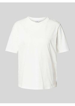 T-shirt z detalem z logo ze sklepu Peek&Cloppenburg  w kategorii Bluzki damskie - zdjęcie 173984154