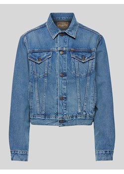 Kurtka jeansowa z kieszeniami z patką na piersi ze sklepu Peek&Cloppenburg  w kategorii Kurtki damskie - zdjęcie 173984173