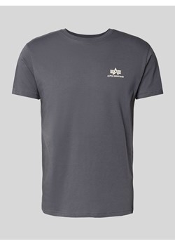 T-shirt z nadrukiem z logo ze sklepu Peek&Cloppenburg  w kategorii T-shirty męskie - zdjęcie 173984183