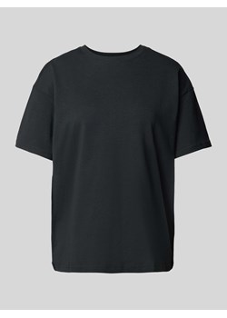 T-shirt o pudełkowym kroju z okrągłym dekoltem ze sklepu Peek&Cloppenburg  w kategorii Bluzki damskie - zdjęcie 173984372