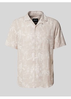 Koszula casualowa z kołnierzem z połami model ‘CAIDEN’ ze sklepu Peek&Cloppenburg  w kategorii Koszule męskie - zdjęcie 173984500