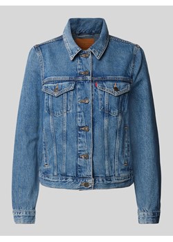 Kurtka jeansowa z kieszeniami na piersi ze sklepu Peek&Cloppenburg  w kategorii Kurtki damskie - zdjęcie 173984674