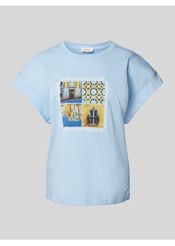 T-shirt z nadrukiem z motywem i napisem ze sklepu Peek&Cloppenburg  w kategorii Bluzki damskie - zdjęcie 173984690