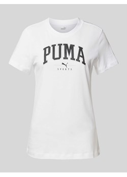 T-shirt z nadrukiem z logo ze sklepu Peek&Cloppenburg  w kategorii Bluzki damskie - zdjęcie 173984762