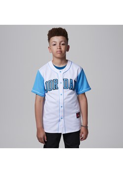 Koszulka do baseballu dla dużych dzieci Jordan - Biel ze sklepu Nike poland w kategorii T-shirty chłopięce - zdjęcie 173984824