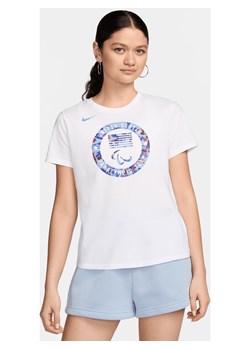 T-shirt damski Nike USA Essential - Biel ze sklepu Nike poland w kategorii Bluzki damskie - zdjęcie 173984863