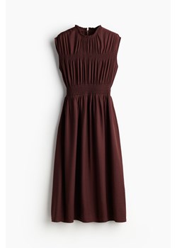 H & M - Sukienka z elastycznym marszczeniem - Czerwony ze sklepu H&M w kategorii Sukienki - zdjęcie 173985000