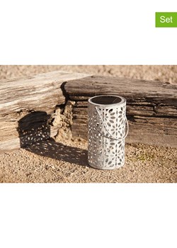 lumisky Lampy solarne LED (2 szt.) "Bloom" w kolorze białym - wys. 31 cm ze sklepu Limango Polska w kategorii Oświetlenie - zdjęcie 173986070