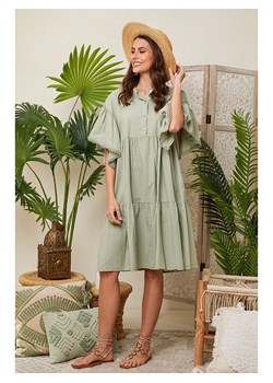 Lin Passion Sukienka w kolorze zielonym ze sklepu Limango Polska w kategorii Sukienki - zdjęcie 173986690