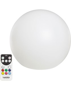 lumisky Lampa dekoracyjna LED &quot;Bobby&quot; z funkcją zmiany koloru - Ø 50 cm ze sklepu Limango Polska w kategorii Oświetlenie ogrodowe - zdjęcie 173986803