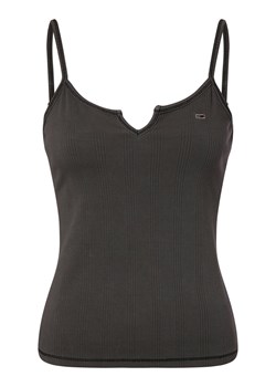 Tommy Jeans Top damski Kobiety Bawełna antracytowy jednolity ze sklepu vangraaf w kategorii Bluzki damskie - zdjęcie 173986971