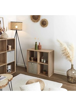 THE HOME DECO FACTORY Regał stojący w kolorze jasnobrązowym - 69,6 x 66 x 32 cm ze sklepu Limango Polska w kategorii Regały i witryny - zdjęcie 173987262