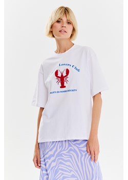 T-shirt Lobster Lover S/M ze sklepu NAOKO w kategorii Bluzki damskie - zdjęcie 173988392