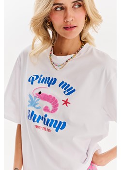 T-shirt Pimp My Shrimp S/M ze sklepu NAOKO w kategorii Bluzki damskie - zdjęcie 173988410