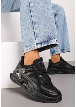 Czarne Sneakersy Atel ze sklepu renee.pl w kategorii Botki - zdjęcie 173989371