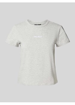 T-shirt o luźnym kroju z okrągłym dekoltem ze sklepu Peek&Cloppenburg  w kategorii Bluzki damskie - zdjęcie 173989530