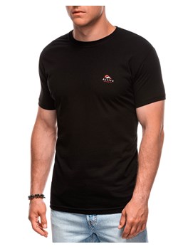 T-shirt męski z nadrukiem 1989S - czarny ze sklepu Edoti w kategorii T-shirty męskie - zdjęcie 173990300