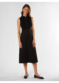 MAX&Co. Sukienka damska - Carpazi Kobiety Bawełna czarny jednolity ze sklepu vangraaf w kategorii Sukienki - zdjęcie 173990604