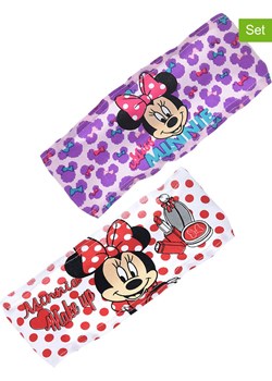 Disney Minnie Mouse Opaski (2 szt.) &quot;Myszka Minnie&quot; w kolorze białym i fioletowym do włosów ze sklepu Limango Polska w kategorii Opaski dziecięce - zdjęcie 173992064