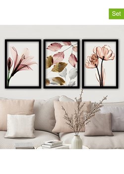 ABERTO DESIGN Druki artystyczne (3 szt.) w ramce - 35 x 45 cm ze sklepu Limango Polska w kategorii Obrazy - zdjęcie 173992521