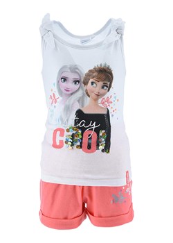 Disney Frozen 2-częściowy zestaw &quot;Kraina Lodu&quot; w kolorze biało-koralowym ze sklepu Limango Polska w kategorii Komplety dziewczęce - zdjęcie 173993081