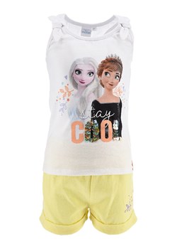 Disney Frozen 2-częściowy zestaw &quot;Kraina Lodu&quot; w kolorze biało-żółtym ze sklepu Limango Polska w kategorii Komplety dziewczęce - zdjęcie 173993084