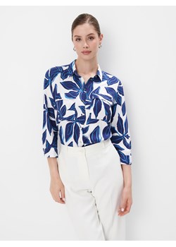 Mohito - Wzorzysta koszula z wiskozy - niebieski ze sklepu Mohito w kategorii Koszule damskie - zdjęcie 173995703