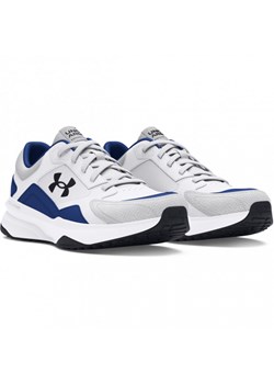 Męskie buty treningowe Under Armour  UA Edge Leather - białe ze sklepu Sportstylestory.com w kategorii Buty sportowe męskie - zdjęcie 173995874