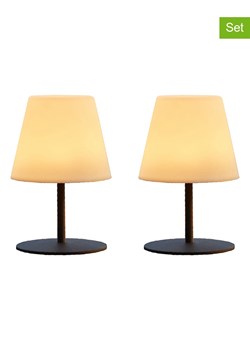 lumisky Lampy stołowe LED (2 szt.) &quot;Twins&quot; w kolorze białym - wys. 16 cm ze sklepu Limango Polska w kategorii Oświetlenie - zdjęcie 173996211