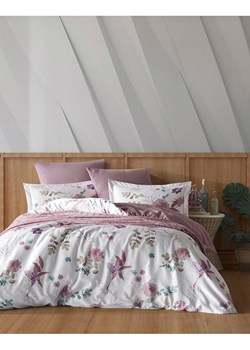 Colourful Cotton Poszewka renforcé &quot;Larin&quot; w kolorze biało-jasnoróżowym na poduszkę ze sklepu Limango Polska w kategorii Poduszki dekoracyjne - zdjęcie 173996341