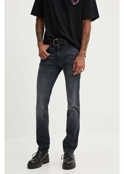 HUGO jeansy męskie kolor granatowy 50517504 ze sklepu ANSWEAR.com w kategorii Jeansy męskie - zdjęcie 173998701