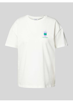 T-shirt z nadrukiem z motywem,napisem i logo ze sklepu Peek&Cloppenburg  w kategorii Bluzki damskie - zdjęcie 173999450