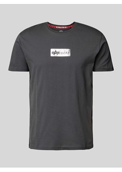 T-shirt z nadrukiem z logo ze sklepu Peek&Cloppenburg  w kategorii T-shirty męskie - zdjęcie 173999814