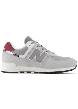 Buty New Balance GC574KBR szare ze sklepu ButyModne.pl w kategorii Buty sportowe dziecięce - zdjęcie 174000442