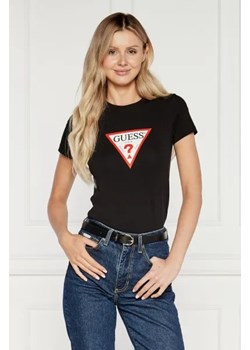 Guess Jeans T-shirt ICONIC | Slim Fit ze sklepu Gomez Fashion Store w kategorii Bluzki damskie - zdjęcie 174000803
