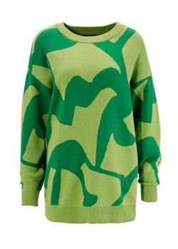 Aniston Sweter w kolorze zielonym ze sklepu Limango Polska w kategorii Swetry damskie - zdjęcie 174001513