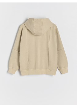 Reserved - Bawełniana bluza oversize - beżowy - id: 257BF-80X - marki Reserved - 174003801 Reserved - Bawełniana bluza oversize - beżowy ze sklepu Reserved w kategorii Bluzy chłopięce - zdjęcie 174003801