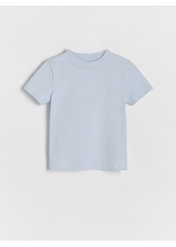 Reserved - Bawełniany t-shirt - jasnoniebieski ze sklepu Reserved w kategorii Bluzki dziewczęce - zdjęcie 174004204