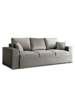 Szara rozkładana sofa z pojemnikiem na pościel - Arca ze sklepu Edinos.pl w kategorii Sofy i kanapy - zdjęcie 174008064