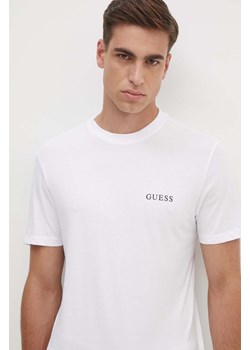 Guess t-shirt bawełniany 3-pack męski kolor biały z nadrukiem U4YG52 KCAM1 ze sklepu ANSWEAR.com w kategorii T-shirty męskie - zdjęcie 174008920